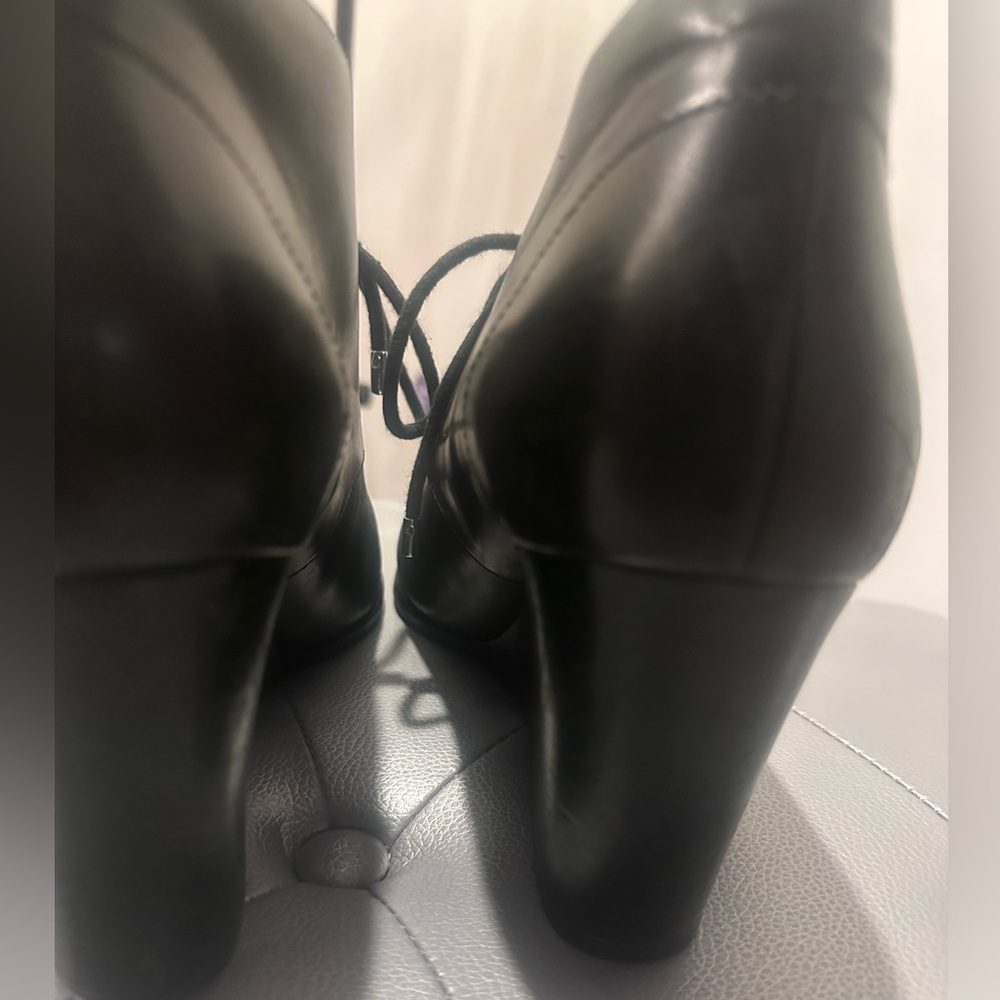 Cole Haan | Lace Up Wedge Booties - Picture 3 of 9